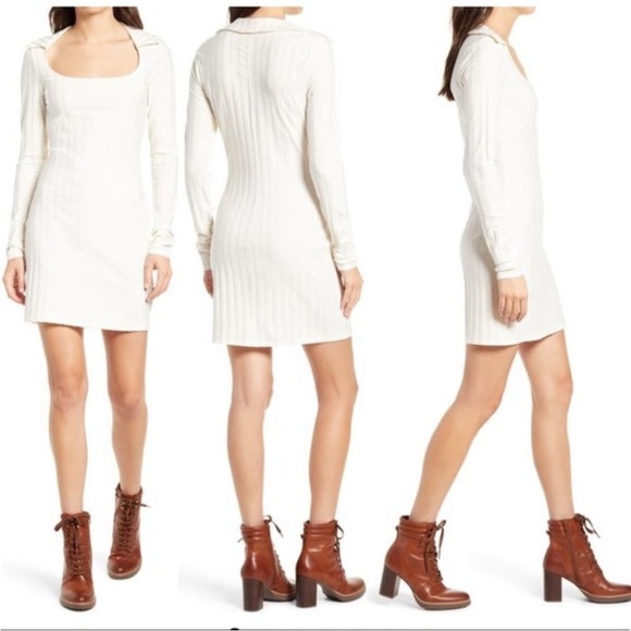 NEW Reformation Vittoria Dress Ivory Medium - Picture 3 of 17